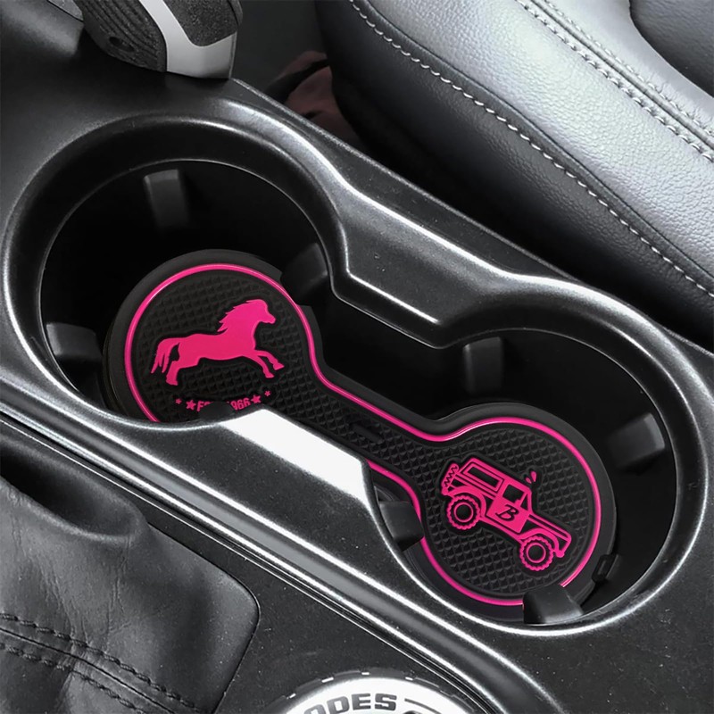 LSAUTO Car Cup Holder Coaster Compatible with Ford Bronco Offroad