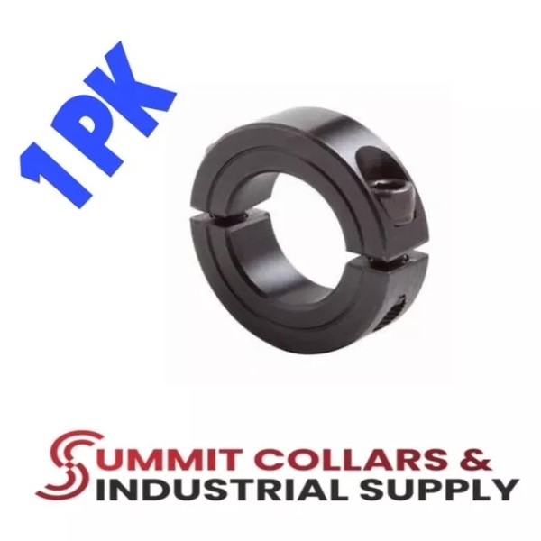 SUMMIT COLLARS 1/2” DOUBLE SPLIT STEEL NEW CLAMPING SHAFT COLLAR