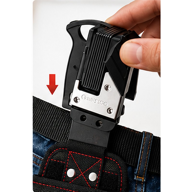 Rotatable Drill Tool Bag for Belt Organization – Quick-Hanging Oxford