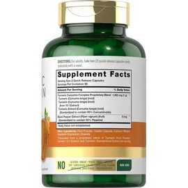 Curcumina C Pimienta Negra Ayuda Las Articulaciones 180 Cáps