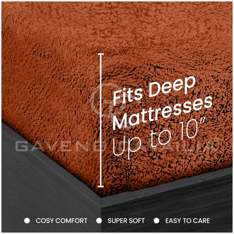 GC GAVENO CAVAILIA Teddy Bear Double Fitted sheet | Fleece