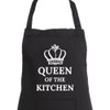 Second Ave Women's Queen of The Kitchen Black Apron Baking