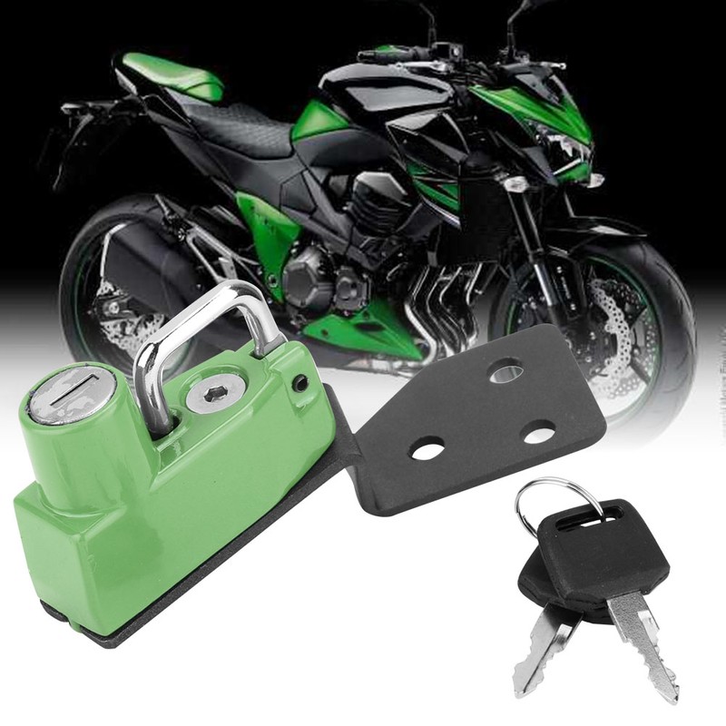 Aluminium Alloy Anti Theft Helmet Lock Fits for Kawasaki Z800