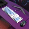 MageGee Mechanical Gaming Keyboard, 104 Keys White Backlit Mechanical Keyboards