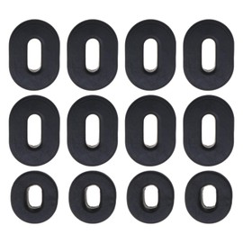 be in your mind 12 Pcs Motorcycle Side Rubber Lids Eyelets Side Panel Plain Trim Washer Spacer Cover Compatible with CG 125 ZJ125