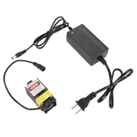 FA02 1600mW 445nm Focusable Blue Laser Module with Power Adapter for DIY Laser Engraver