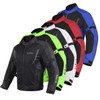 ALPHA CYCLE GEAR HI VIS MESH MOTORCYCLE JACKET FOR MENS