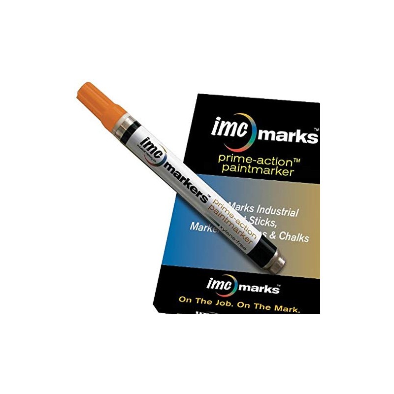 IMC Marks Prime-Action Xylene-Free Permanent Paint Marker, 1/8" Mark Size,