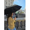 Fulton Fulton Stowaway Deluxe Black Unisex_Adult Umbrella Deluxe Black One
