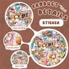 Bubaxuce Funny Baking Stickers 100 Pieces Realistic Transparent Bakery PET