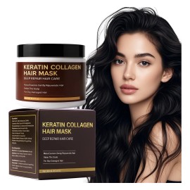 Mascarilla De Cabello Colágeno Reparación Cabello Dañado