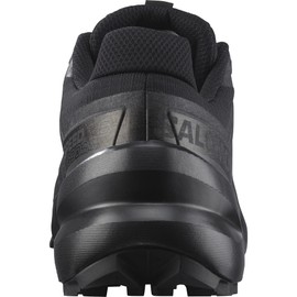 Salomon Mens Speedcross 6 Black/Black/Phantom 8.5 Wide
