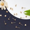 Beebeecraft 100Pcs 4mm Ball Earring Studs for Jewellery Making