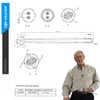 Water Heater Element 220V 4500W, Screw-in, 02342 screw-in Heater Elements