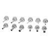 12Pcs Universal Hot Air Gun Nozzle Stainless Steel Standard Size