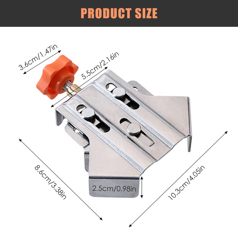 2 Pack Corner Clamps for Woodworking Durable Rust&Corrosion Resistant Upgraded