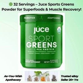 Terra Kai Organics Juce Sports Greens, 32 Servings