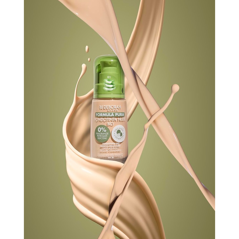 Deborah Milano Foundation Formula Pure Nude Organic No. 05 Almond