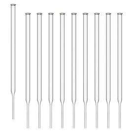 Labasics Glass Non-Graduated Dropper Pipettes for Laboratory Use, Liquid Transfer and Mixing, for Scientific Experiments and Lab Applications (Pack of 50), 3 ml