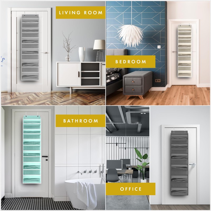 HOMELUX THEORY 1 PC Heavy Duty Over the Door Organizer