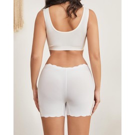 Banamic Women's Boyshorts Underwear Seamless Boy Shorts Panties Soft Stretch Boxer Briefs