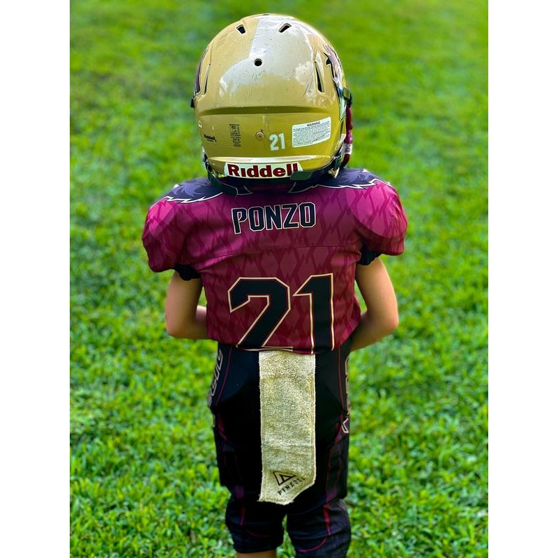 Hustle Football Towel - Color: WHITE