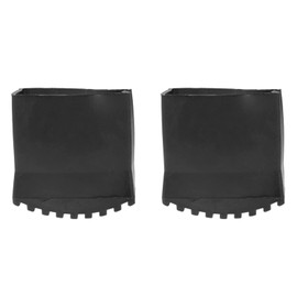 Cabilock Set of 2 Ladder Protective Caps Rubber Ladder Feet Ladder Caps Foot Caps Ladder Shoes Furniture Socks Non-Slip Feet for Aluminium Ladder Painter's Ladder Replacement Parts 6.3 x 2.5 cm