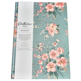 Cath Kidston Clothbound A5 Notebook 192 Lined Pages Green Cherry Blossom