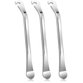 WADY 3Pcs Bike Tire Lever,Bike Tire Levers,Premium Bicycle Tire Lever Tyre Spoon Iron Changing Tool,Bike Tire Levers Premium Stainless Steel Levers to Repair Bike Tube,Best Tire Changing Tool (silver)