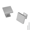 homdiy 10 Pack Cabinet Knobs Brushed Nickel Drawer Knobs -