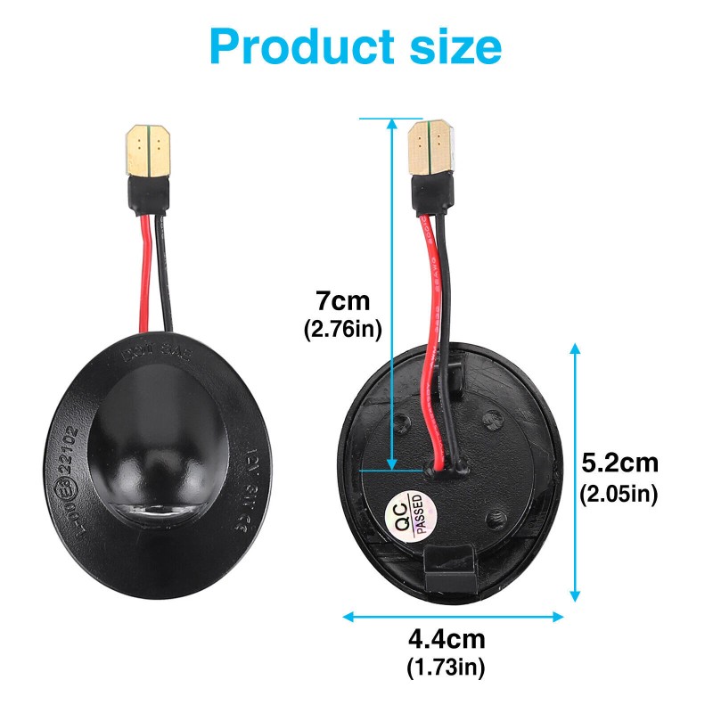 ErsatzProfiOnline for 1983-2011 Ford Ranger 2 x License Plate Lamp