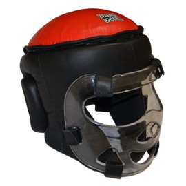 Safety- Shield Training Headgear, with Removable Plexiglass Shield (Youth)