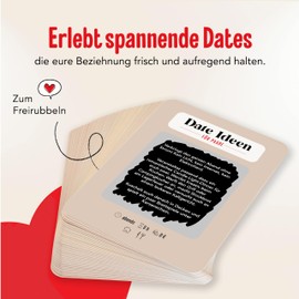 Date Ideas for Couples | Date Cards to Scratch Off for Adults | Bucket List for Couples | Anniversary Gift for Him & Her | Couple Gifts for Valentine's Day or Christmas for Boyfriend & Girlfriend