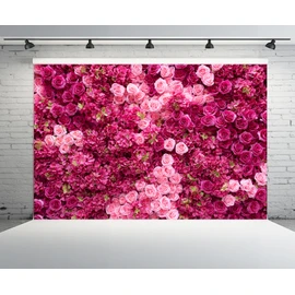 CHNYWORK 7ftx5ft Rose Wall Background Rose Photo Backdrops Spring Party Tea Party Flowers Backdrop Girls Birthday Pink Princess Party Wedding Bridal Shower Pink Floral Anniversary Ceremony Decor