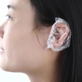 ( ) 100 sheets of dyed perm disposable vinyl ear covers DD-10344 / ( )염색 파마 일회용 비닐 귀커버 100장 DD-10344