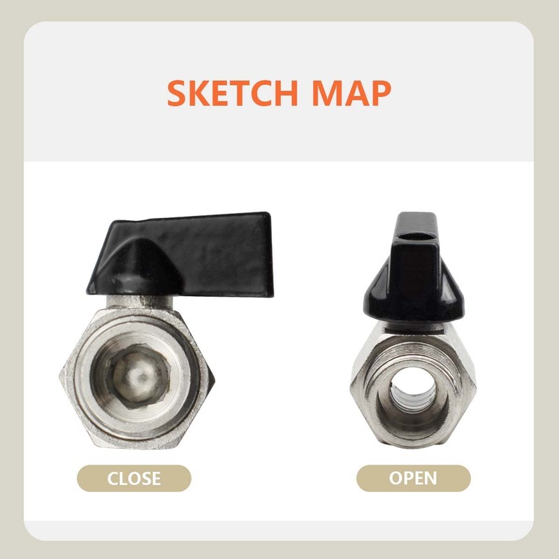 Bwintech 2 pieces 3/8 inch BSP male thread x male