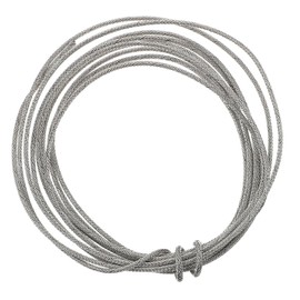 ROSENICE 1 x 300cm Electric Guitar Cable Braided 2 Pin Indoor