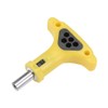 sourcing map Ratchet Screwdriver Adjustable T Shape Wrench Multifunctional Non-Slip