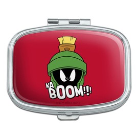 GRAPHICS & MORE Looney Tunes Marvin The Martian 2-Compartment Rectangle Pill Case Trinket Gift Box