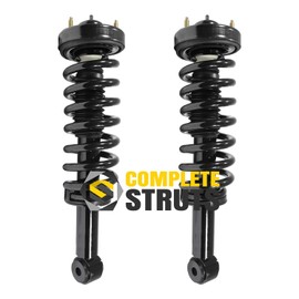 Front Air Suspension to Passive Complete Struts Assembly with Coil Springs Conversion Replacement for 2007-2013 Lincoln Navigator (Pair)
