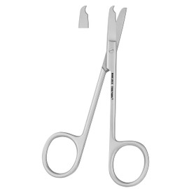Suture Stitch Scissors 9cm with Crescent Delicate Hook Surgical Nursing Medical Scissors Perfect for Suture Removal, First Aid, EMS Training Premium Quality Instrument- Stainless Steel