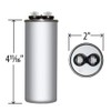 97F5276-60 uf MFD 370 Volt VAC - Round Run Capacitor
