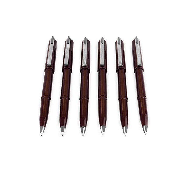 Pentel JM20 Stylo Disposable Fountain Pen - Grey Ink (Pack