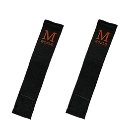 Obi Fasteners, Set of 2 // Karate Dogi, Obi Fastener, Prevents Unraveling, Kids, Children, M-WORLD (Black x Orange)