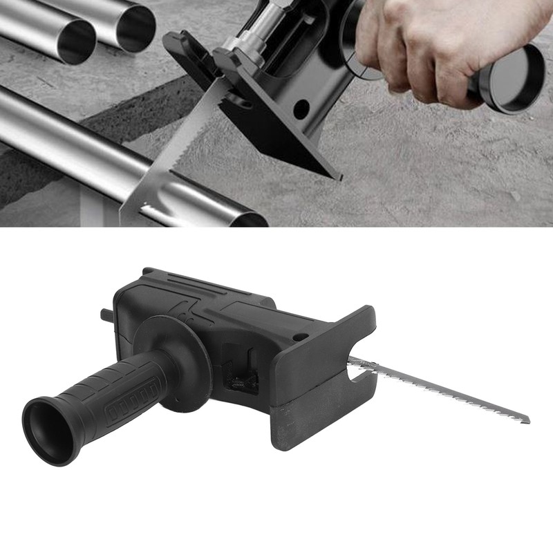 Electric Drill to Reciprocating Saw Adapter Chainsaw Conversion Head Saw
