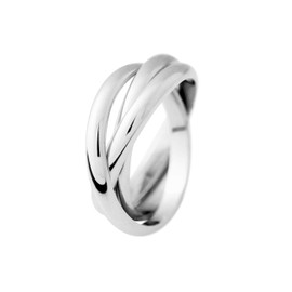 ESSENS - Ring "TRIPLE FINGER" - "Iconics By Essens" Collection - Available from size L to R - Sterling Silver 925 - Women's Jewelry