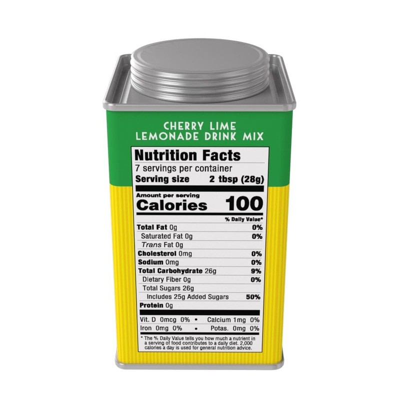 Harry & David Lemonade Mix, Cherry Lime, 7 Ounce