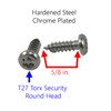Harris Hardware TP4000-B3 Coat Hook and Bumper Zamac Die Cast