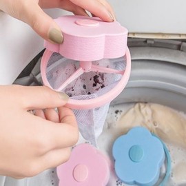 International Top-Load Washing Machine Lint Filter Mesh Bag Lint Removal Blue 20ea