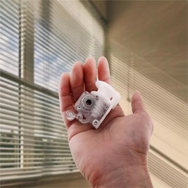 FiTspi 2Pcs Wood Venetian Blind Spares Parts Tilt Tilter Mechanism 48mm x 38mm Hex 6mm